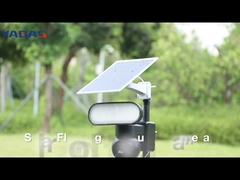 4G Έγχρωμη Κάμερα CCTV Night Vision H.265 Compression 355o Pan 120o Tilt Solar PTZ Camera